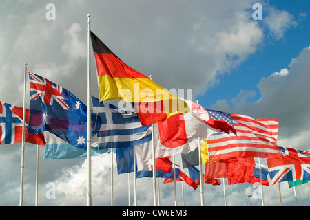 German World War Two Flags. Nazi Germany Battle Flag and Luftwaffe ...