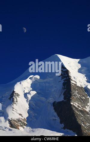 view from Diavolezza on Piz Palue, Bellavista, Piz Bernina, Pers Glacier (Vadret Pers), Switzerland, Graubuenden, Engadine, Bernina-Diavolezza Stock Photo