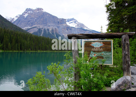 Emerald Lake, Canada, Yoho National Park Stock Photo