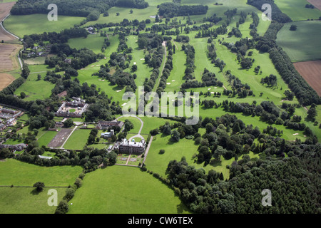 aerial view of Ingestre Park Golf Club, Stafford Stock Photo