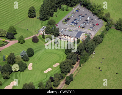 aerial view of Ingestre Park Golf Club, Stafford Stock Photo