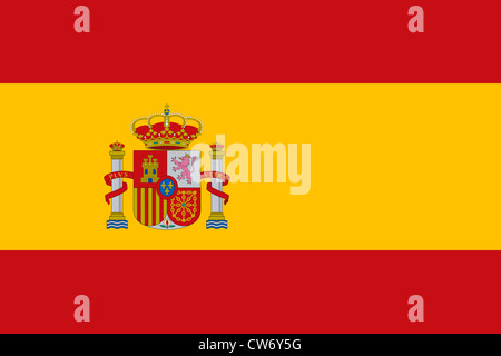 Flag of Spain Stock Photo
