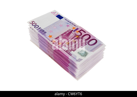 Banknotes of the European euro currency Stock Photo