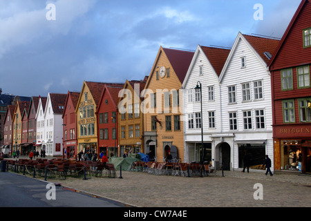 Bryggen in Bergen, Norway Stock Photo