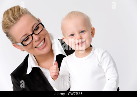 mother and daughter Stock Photo