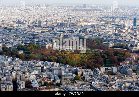 city view of Paris with Palais du Luxembourg, France, Paris Stock Photo