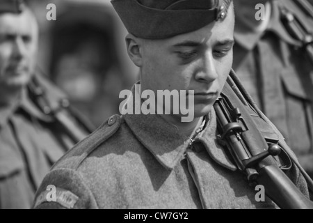 1940's Member of the Home Guard Stock Photo