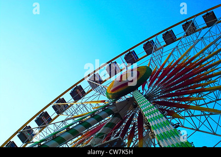 ferris wheel on Cranger Fair, Germany, North Rhine-Westphalia, Ruhr Area, Herne Stock Photo