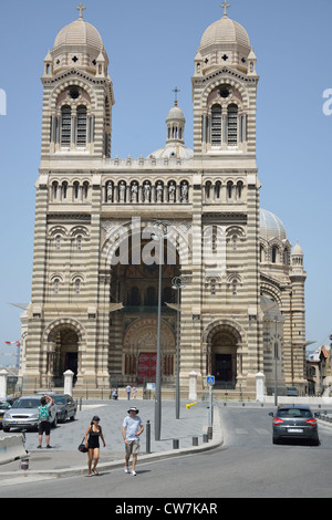 Marseille Cathedral, Marseille, Bouches-du-Rhône Department, Provence-Alpes-Côte d'Azur, France Stock Photo