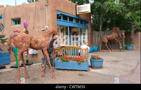 Dominique Boisjoli Gallery Canyon Road Santa Fe New Mexico USA Stock Photo