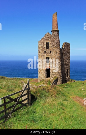 Wheal Owles near Botallack Cornwall Stock Photo