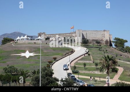Fortress Castillo de Sohail in Fuengirola, Andalusia Spain Stock Photo