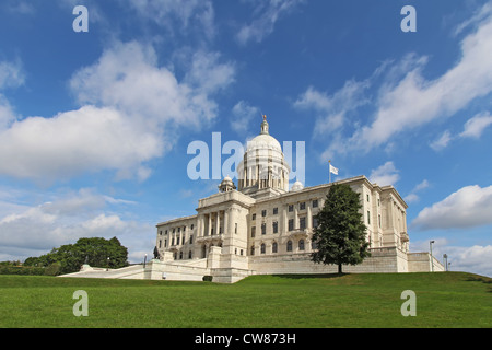 The Rhode Island State House on Capitol Hill in Providence Stock Photo