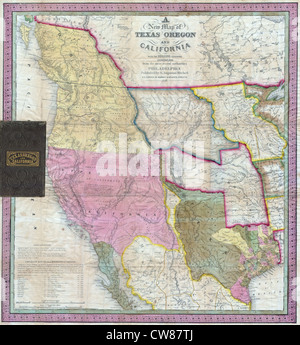 1846 Mitchell's Map of Texas Oregon and California - Geographicus ...