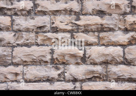 Irregular bricks pattern Stock Photo