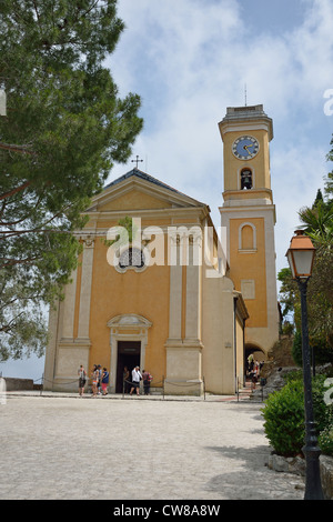 L'église, Èze, Côte d'Azur, Alpes-Maritimes, Provence-Alpes-Côte d'Azur, France Stock Photo