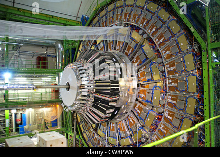 Part CERN's Large Hadron Collider Stock Photo