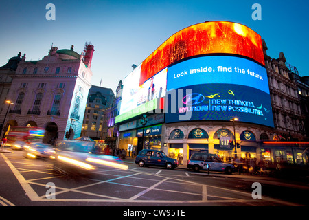 Piccadilly Circus, Central London, England, United Kingdom Stock Photo