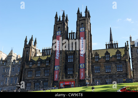 general assembly of the church of scotland Assembly hall edinburgh scotland uk united kingdom Stock Photo