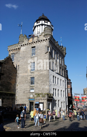 the camera obscura in the old town of edinburgh scotland uk united kingdom Stock Photo