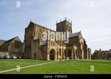 Sherborne: Sherborne Abbey Stock Photo