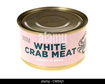 Can of White Crab Meat Stock Photo - Alamy