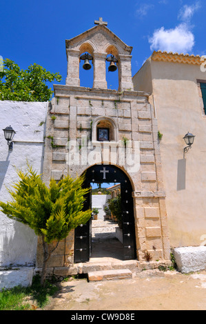 Monastery Agios Georgios Gremon Volimes Anafotiria Zakynthos Greece Ionian Sea Mediterranean Island Stock Photo