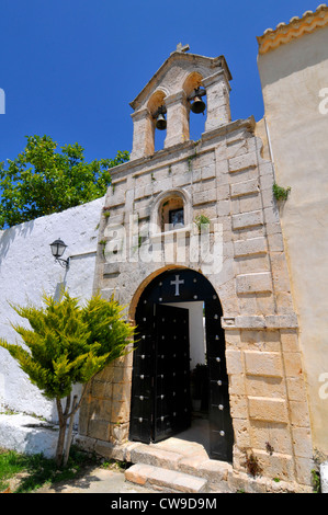 Monastery Agios Georgios Gremon Volimes Anafotiria Zakynthos Greece Ionian Sea Mediterranean Island Stock Photo