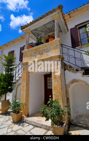 Monastery Agios Georgios Gremon Volimes Anafotiria Zakynthos Greece Ionian Sea Mediterranean Island Stock Photo