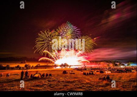 Firework Champions Now annual event at Belvoir Castle Grantham. Stock Photo