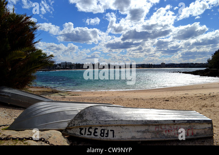 boats on skelly beach! Stock Photo