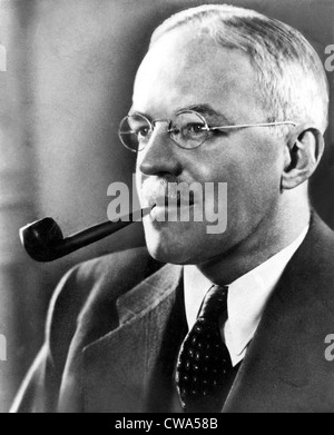 Allen Dulles, one-time director of the CIA. Stock Photo