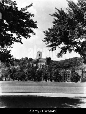 The Cadet Chapel of the United States Military Academy at West Point, 1941. Courtesy: CSU Archives / Everett Collection Stock Photo