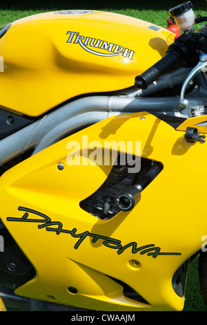 Triumph Daytona motorcycle. British motorcycle Stock Photo