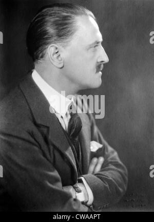 William Somerset Maugham (1874-1965), English novelist, playwright caused controversy by his use of homosexual themes. 1930. Stock Photo