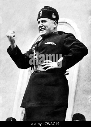 BENITO MUSSOLINI, January 31, 1939. Courtesy: CSU Archives / Everett Collection Stock Photo