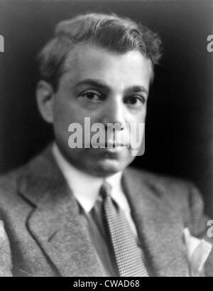 George Jean Nathan (1882-1958) American theater critic, wit and bon vivant. A member of the Algonquin Round Table, he Stock Photo