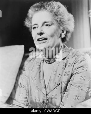 Rebecca West (1892-1983), English journalist and novelist did her best work as a perceptive observer of WWII and the post war Stock Photo