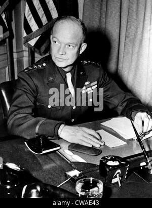 General Dwight D. Eisenhower, January 18 1944. Courtesy: CSU Archives/Everett Collection Stock Photo