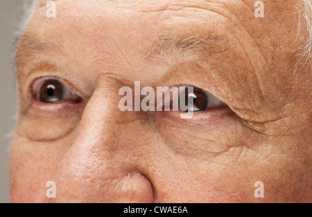 Senior man looking away Stock Photo