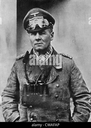 Erwin Rommel (1891-1944), distinguished Nazi General, 1940s. Courtesy: CSU Archives/Everett Collection Stock Photo