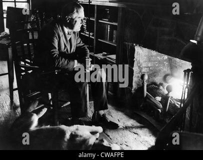 Governor (and future U.S. President), Franklin D. Roosevelt (1882-1945), at his home in Warm Springs, Georgia, 1932.. Courtesy: Stock Photo