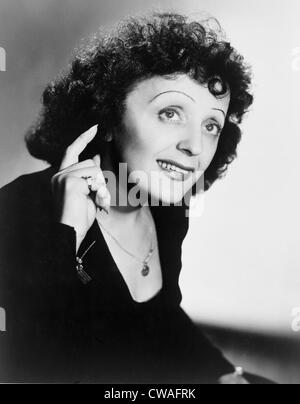 Edith Piaf (1915 - 1963), French cabaret singer, songwriter Edith Piaf (1915 - 1963), French cabaret singer, songwriter