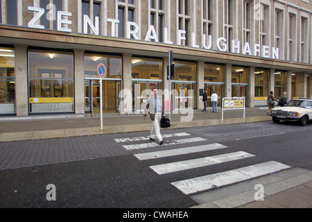 Berlin, the main entrance of the airport Berlin Tempelhof Stock Photo