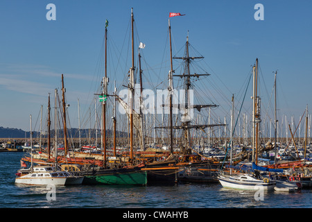 Brixham harbour Stock Photo