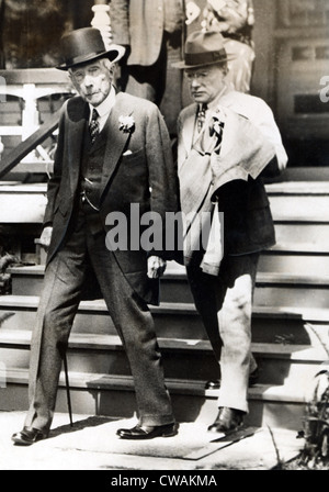 John D. Rockefeller, Sr. with his son John D., Jr., who was the first ...
