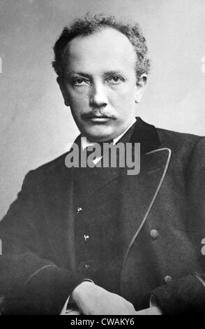 Richard Strauss (1864-1949), German musician of the modern era, composed expressive work built on the previous Romantic style. Stock Photo