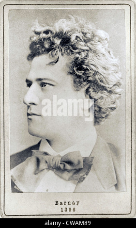 Ludwig Barnay (1842-1924), internationally famous German actor. In additional to his  renown as a tragedian, he founded an Stock Photo