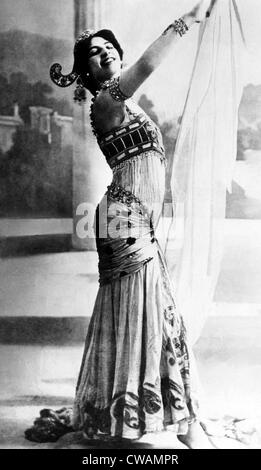 Mata Hari, (1876-1917), Dutch exotic dancer, courtesan, and convicted spy, c. 1907.. Courtesy: CSU Archives / Everett Collection Stock Photo