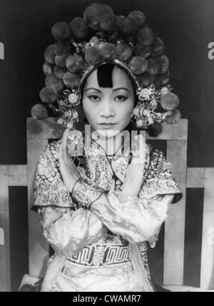 Anna May Wong (1905-1961), Chinese-American film actress who persevered throughout her long career against casting Stock Photo